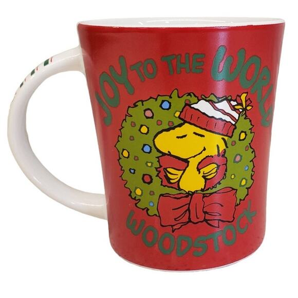 Woodstock Christmas Mug Woodstock Coffee Mug Peanuts Snoopy Christmas - Picture 5 of 10